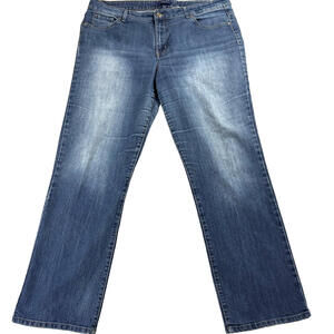 Bandolino Jeans Womens Size 18 Dark Wash Bootcut Stretch Denim Retro Y2K Fit USA